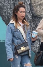 ASHLEY TISDALE Out for Coffee in Venice 01/16/2018