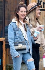 ASHLEY TISDALE Out for Coffee in Venice 01/16/2018