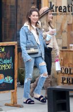 ASHLEY TISDALE Out for Coffee in Venice 01/16/2018