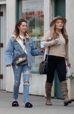 ASHLEY TISDALE Out for Coffee in Venice 01/16/2018