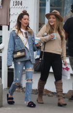 ASHLEY TISDALE Out for Coffee in Venice 01/16/2018