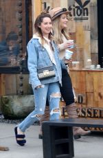 ASHLEY TISDALE Out for Coffee in Venice 01/16/2018
