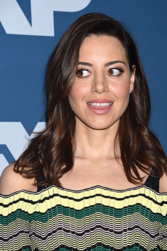 AUBREY PLAZA at Starwalk Panel at 2018 Winter TCA Tour in Pasadena 01/05/2018