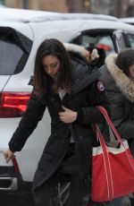 AUBREY PLAZA Out at Sundance Film Festival in Park City 01/21/2018