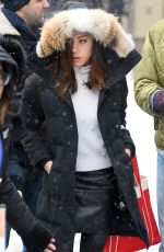 AUBREY PLAZA Out at Sundance Film Festival in Park City 01/21/2018