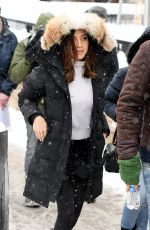 AUBREY PLAZA Out at Sundance Film Festival in Park City 01/21/2018