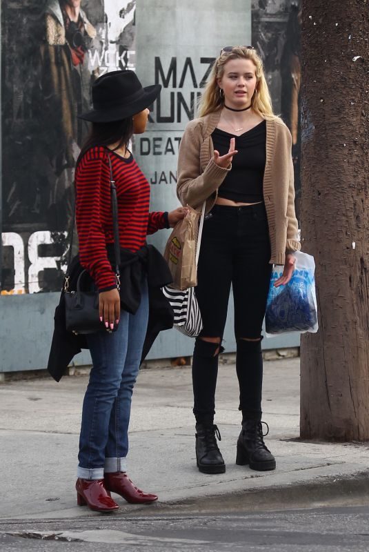 AVA PHILLIPPE Out Shopping in West Hollywood 01/10/2018