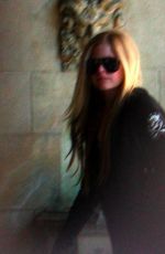 AVRIL LAVIGNE Leaves a Studio in Los Angeles 01/02/2018