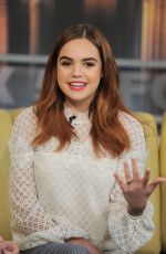 BAILEE MADISON at Good Day New York Show in New York 01/31/5018