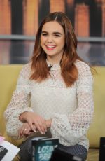 BAILEE MADISON at Good Day New York Show in New York 01/31/5018