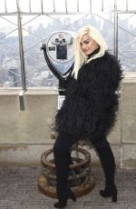 BEBE REXHA at Empire State Building in New York 01/16/2018