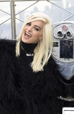 BEBE REXHA at Empire State Building in New York 01/16/2018