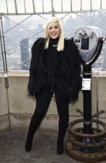 BEBE REXHA at Empire State Building in New York 01/16/2018
