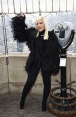 BEBE REXHA at Empire State Building in New York 01/16/2018