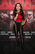 BECKY G at Calibash Show at Staples Center in Los Angeles 01/20/2018