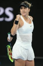 BELINDA BENCIC at 2018 Australian Open Tennis Tournament in Melbourne 01/15/2018