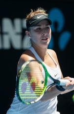 BELINDA BENCIC at Australian Open Tennis Tournament in Melbourne 01/17/2018