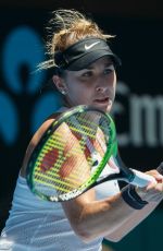 BELINDA BENCIC at Australian Open Tennis Tournament in Melbourne 01/17/2018