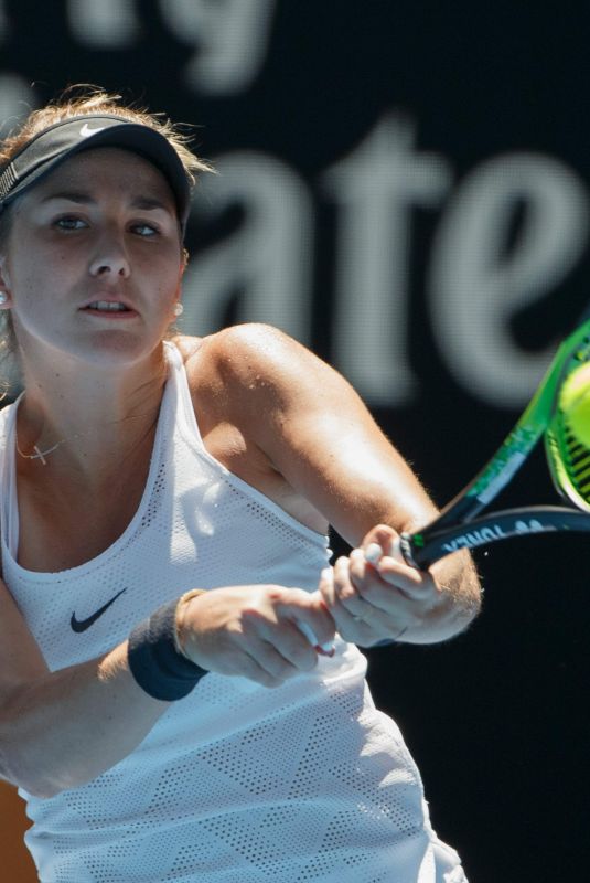 BELINDA BENCIC at Australian Open Tennis Tournament in Melbourne 01/17/2018