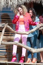 BELINDA PEREGRIN on the Set of a Photoshoot in Tulum 01/12/2018