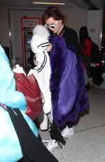 BELLA and DANI THORNE at LAX Airport in Los Angeles 01/23/2018