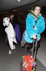 BELLA and DANI THORNE at LAX Airport in Los Angeles 01/23/2018