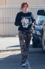BELLA and DANI THORNE on the Set of a Music Video in Los Angeles 01/13/2018