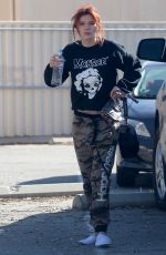 BELLA and DANI THORNE on the Set of a Music Video in Los Angeles 01/13/2018