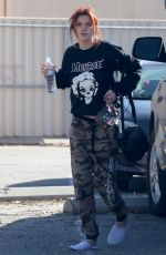 BELLA and DANI THORNE on the Set of a Music Video in Los Angeles 01/13/2018