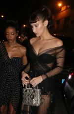 BELLA HADID Arrives at Christian Dior Afterparty in Paris 01/22/2018