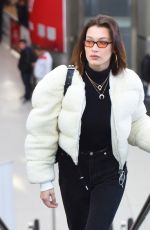 BELLA HADID Arrives at JFK Airport in New York 01/25/2018