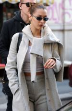 BELLA HADID at a Electronic Cigarette Store in Milan 01/13/2018