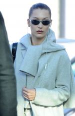 BELLA HADID at a Electronic Cigarette Store in Milan 01/13/2018