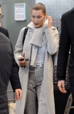BELLA HADID at a Electronic Cigarette Store in Milan 01/13/2018