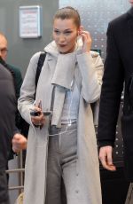 BELLA HADID at a Electronic Cigarette Store in Milan 01/13/2018