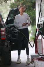 BELLA HADID at a Gas Station in Beverly Hills 01/08/2018