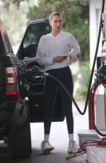 BELLA HADID at a Gas Station in Beverly Hills 01/08/2018