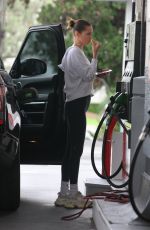 BELLA HADID at a Gas Station in Beverly Hills 01/08/2018