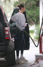 BELLA HADID at a Gas Station in Beverly Hills 01/08/2018