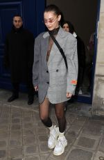 BELLA HADID at Heron Preston Presentation Menswear Fall/Winter 2018/2019 Show in Paris 01/17/2018