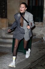BELLA HADID at Heron Preston Presentation Menswear Fall/Winter 2018/2019 Show in Paris 01/17/2018