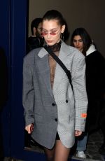 BELLA HADID at Heron Preston Presentation Menswear Fall/Winter 2018/2019 Show in Paris 01/17/2018