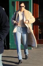 BELLA HADID Leaves Bar Pitti in New York 01/26/2018