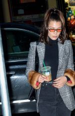 BELLA HADID Leaves Gigi