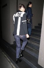 BELLA HADID Leaves Her Hotel in Milan 01/13/2018