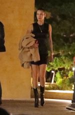 BELLA HADID Leaves Nobu in Malibu 01/02/2018