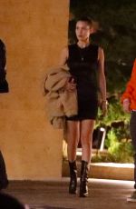 BELLA HADID Leaves Nobu in Malibu 01/02/2018