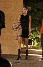 BELLA HADID Leaves Nobu in Malibu 01/02/2018