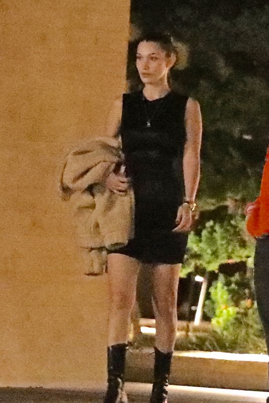 BELLA HADID Leaves Nobu in Malibu 01/02/2018
