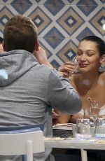 BELLA HADID Night Out in Milan 01/15/2018